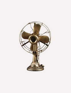 This is a 18th Century fan made of brass